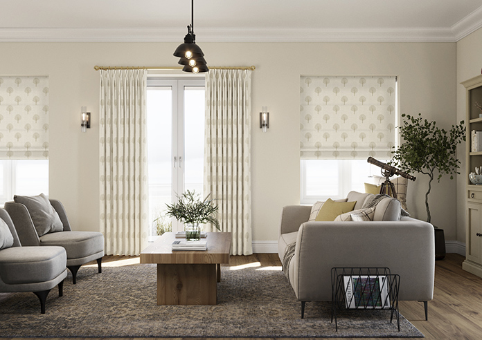 Emily Bond Yew Tree, Linen - Roman Blind - Image 3